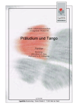Präludium und Tango - Partitur
