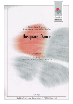 Unsquare Dance - Partitur