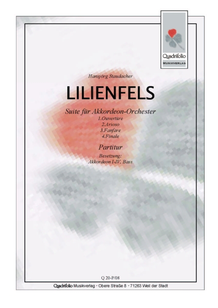 Lilienfels - Partitur